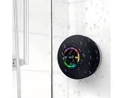 Ynkkvre -Bluetooth Luidspreker Douche Speaker Draadloze Draagbare Mini Hoorn Speaker Zuignap voor Badkamer Bass Stereo Trompet Draadloze Ondersteuning LED Licht voor Douche Thuis en Buiten