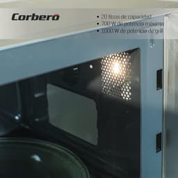 Magnetron met grill en gratineren, 700 W, 9 standen, snel ontdooien — thumbnail 3