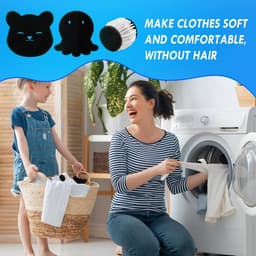 EGoods - Dierenhaarverwijderaar voor Wasmachine - 8 Stuks - Anti-Pluisballen - Huisdierkleefpleisters - Herbruikbare Haarvanger - Geschikt voor Wasmachines en Drogers — thumbnail 4