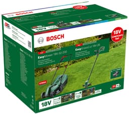 Bosch Tuinapparatuur - 18V ACCU-grasmaaier en grastrimmer set, 1x 4.0 Ah Li-Ion accu, lader 06008B9D02 — thumbnail 2