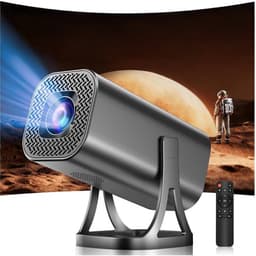 Mini Beamer - Film Projector met Bluetooth - Draagbare Beamer - 4K Kwaliteit - Zwart — thumbnail 4