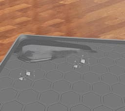 Goodivery® - Lekbak Wasmachine - 60 X 60 CM - Vloerbeschermer Met 2,3 CM Hoge Randen - Lekbak Voor Wasmachine En Vriezer - Droogbak Voor Droger - Wijnkast En Koffiezetapparaat — thumbnail 5