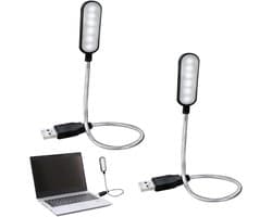 2-delige USB-lamp, laptoplamp, dimbare USB-ledlamp, dimbare USB-lamp, laptop-ledlamp, laptoplamp, USB-computerlamp, pc-lamp