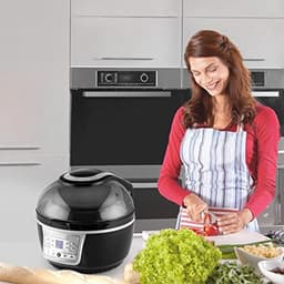 Hot Air Fryer - Oilless Fryer en Bakoven, 1400 W, 9 L, Multifunctioneel Koken, Halogeen Verwarming, Stijlvol Ontwerp — thumbnail 3
