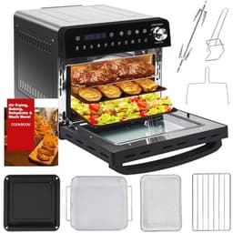 Mini Oven met Airfryer Functies - 14L, 1800W, 11-in-1 met Aanraakscherm en 7 Accessoires — thumbnail 1