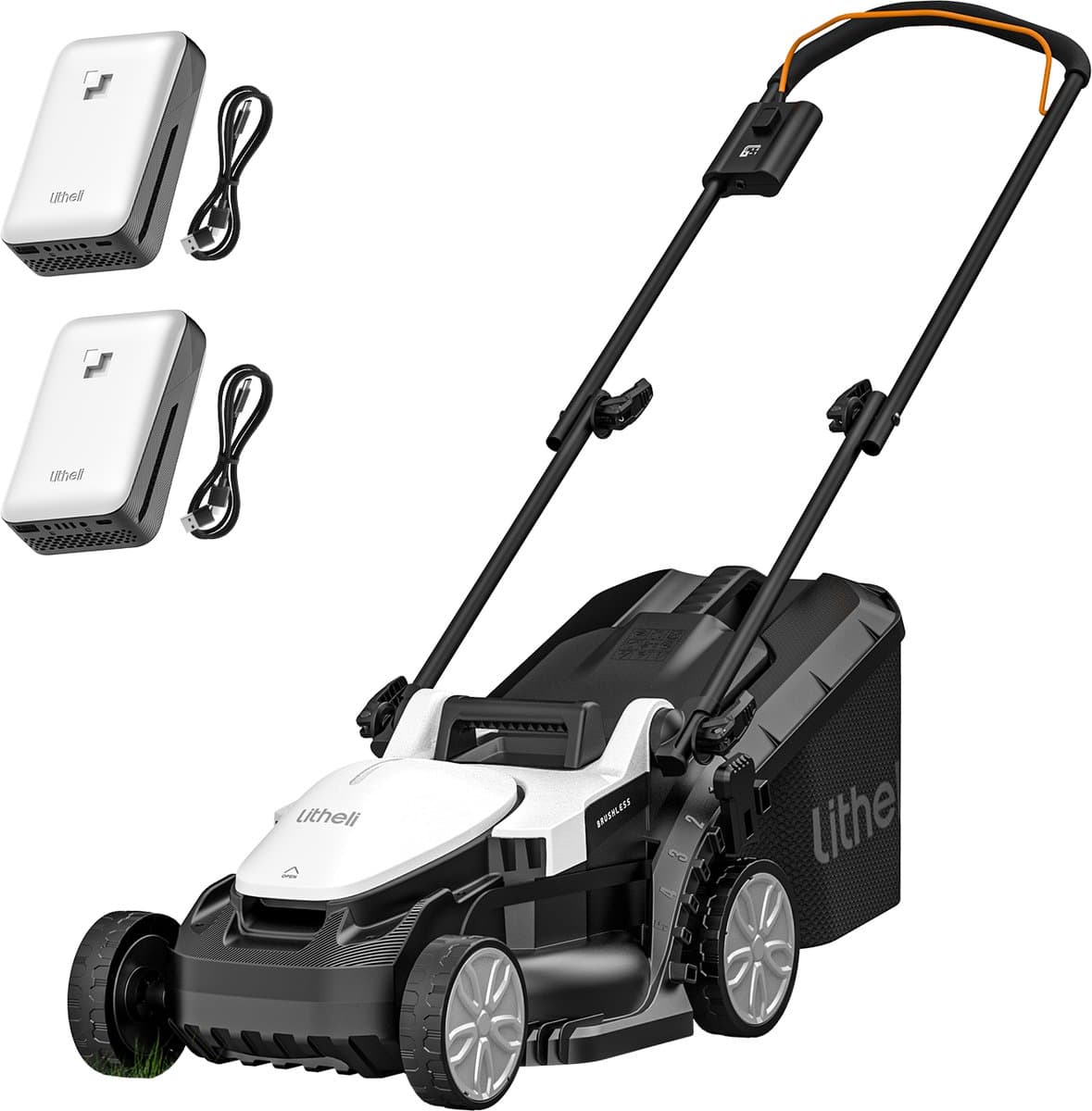 Litheli U20 - Accu Grasmaaier - Borstelloze Motor - 33cm Maaibreedte - Tot 200m² — afbeelding 1