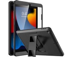 Stootvaste bescherming voor iPad 9e generatie, 8e generatie en 7e generatie met standaard en displaybescherming