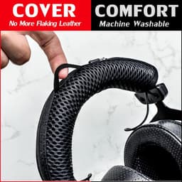 Beschermende Hoofdband Cover voor Hoofdtelefoons, Wasbaar en Ademend — thumbnail 5