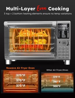 XL Heteluchtoven & Airfryer met Grillfunctie - 142 Programma's & Temperatuursonde — thumbnail 6