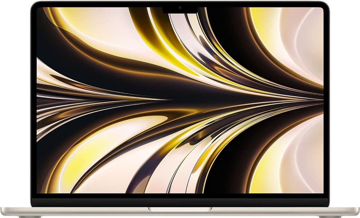 MacBook Air 13" 2022 M2 3.49GHz 8-Core CPU 8-Core GPU 16GB 1TB Starlight QWERTY — afbeelding 1