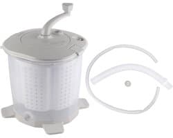 Handwasmachine 2-in-1 met handbediende roterspindroger voor mobiel en elektriciteitsvrij wassen