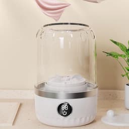 Wasmachine | 1L Mini Washer | Compacte Wasapparaten Voor Kleding Sokken Ondergoed | Appartementen Kamperen Hotels Reizen — thumbnail 3