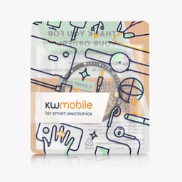 kwmobile Beschermende Ring geschikt voor Samsung Galaxy Watch 8 (44mm) Fitness Tracker - Bezel Ring voor smartwatch - Beschermring voor smartwatch in zwart / zilver. — thumbnail 2