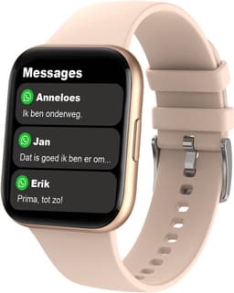 Cinturio SQ1 Gold - Smartwatch voor heren en dames - Sporthorloge – beschikbaar in 4 kleuren — thumbnail 2