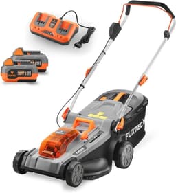 Draadloze Accu Grasmaaier 40V met Batterij en Oplader - Maaibreedte 37 cm en Verstelbare Maaihoogte — thumbnail 1