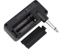 Draagbare Mini Hoofdtelefoonversterker voor Elektrische Gitaar en Basgitaar - Inclusief MP3/Telefoon Input