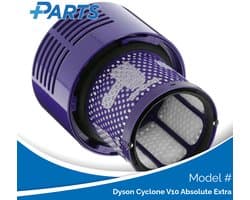 Dyson Cyclone V10 Absolute Extra Filter (Plus.Parts® alternatief voor 969082-01)