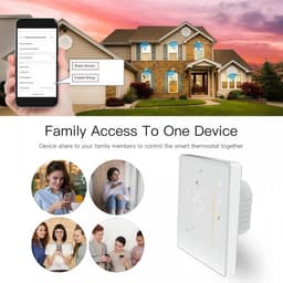 Wifi Thermostaat met Touchscreen voor Water- en Elektrische Verwarming — thumbnail 4