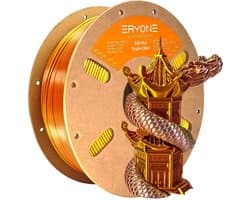 3 Kleuren Zijde PLA Filament 1.75 mm - 1 kg Spoel - Goud, Zilver & Koper