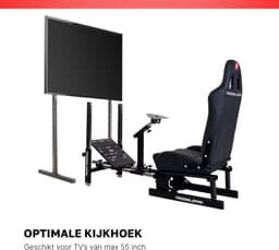 REBBLERS® TV Standaard voor SIMR Series Racing Simulator Cockpits - Vrijstaand Monitor Standaard - Verstelbaar & Vergrendelbaar — thumbnail 4