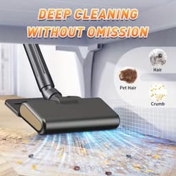 Draadloze Steelstofzuiger – USB Oplaadbaar, 8 kPa Zuigkracht & 1,3 L Stofbak — thumbnail 5