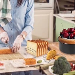 12 stuks 7 inch accessoires voor heteluchtfriteuse met antiaanbaklaag, machinewasbaar, voor siliconen bakvorm accessoires voor heteluchtfriteuse — thumbnail 8