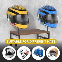 Helmhouder Wandmontagestandaard voor Motoraccessoires en Helmhanger — thumbnail 2