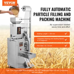 VEVOR Automatische Deeltjes Verpakkingsmachine,1-100g, Multifunctionele Zakje Poeder Zakje Weging Het Vullen Verpakkingsmachine, Poeder Vulmachine voor Thee Zaden Korrels Meel Bonen Glitter — thumbnail 5