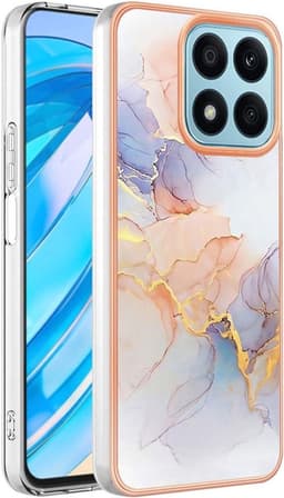 Cosensi - Hoesje voor Smartphone 4G met Elegant Marmer Wit Patroon - Schokbestendig en Flexibel - Siliconen Rubber TPU Bumper Cover Skin Case. — thumbnail 1
