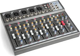 Mengpaneel - Vonyx VMM-F701 - Professionele 7-kanaals mixer met o.a. mp3 speler, echo en delay effecten — thumbnail 1