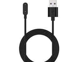 Voor Huawei Honor Watch ES / Huawei 4X Smart Watch draagbare magnetische houder oplader USB-oplaadkabel, lengte: 1m (zwart)