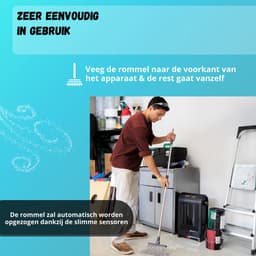Automatische Stofzuiger - Stofzuiger zonder Zak - Vacuum Cleaner - Stofzuiger Dierenharen - Stofzuiger Animal - Thuis, kantoor en Werkplaats - Eyevac — thumbnail 5