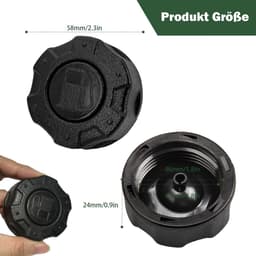 2 stuks tankdop grasmaaier compatibel met Al-Ko Pro 140/160 /QSS OHV, Loncin, Stiga grasmaaier tanksteunen, deksel voor benzinegrasmaaier, reserveonderdelen — thumbnail 5