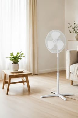 Asir - Staande Ventilator/Fan - 100% ABS - 42.1 x 10.5x 56.3 cm — thumbnail 4
