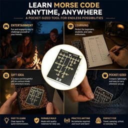 Morse Code Trainer Trainingskaart - LED Interactieve Audio Telegraaf Oefentool Met Real-Time Feedback, Opname & Afspelen Draagbaar PCB Ontwerp — thumbnail 4