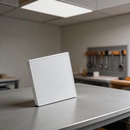 Slimme Thermostaat - Temperatuurregelaar App - Energie Besparen - LCD Touchscreen - 86x86x40mm - Wit — thumbnail 1