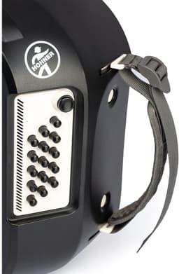 HOHNER A2931 XS Knopaccordeon- 21 knoppen en 15 bassen Grijs‑Wit met gigbag en volwassen draagriem — thumbnail 3