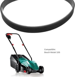 Aandrijfriem 7PJ451 - Vervangende rubberen timingriem - Duurzaam en flexibel - Ideaal voor Bosch Rotak 320 - ShopVlot — thumbnail 2