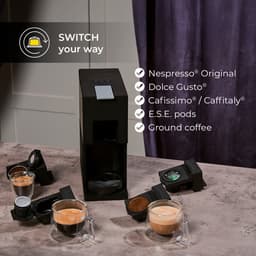 CHiATO switchPLAY Multi-capsule koffiemachine – Zwart — thumbnail 5