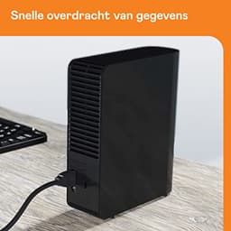 Externe Harde Schijf - Opslagstation Desktop - Bestanden Opslaan - Snelle Data Transfer - 18 TB - Zwart — thumbnail 4