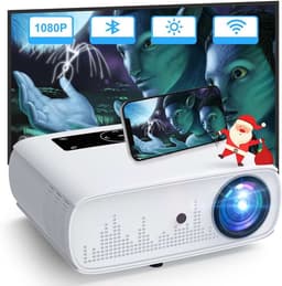 Beamer, Full HD 1080p, 15000 Lux, 5G WiFi Bluetooth, 4K ondersteund, thuisbioscoop, video, compatibel met thuis/outdoor, tv-stick, HDMI, USB, X-box, iOS/Android — thumbnail 1