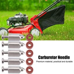 Carburateur Reparatieset 5 Stks - Vervangingsnaald - Rubber Pakking - Voor 398188 - Eenvoudig te installeren — thumbnail 2