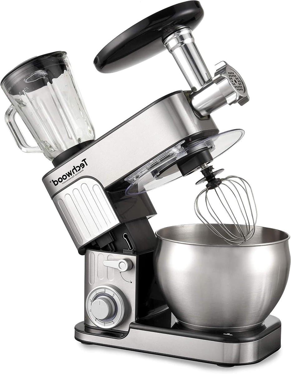 Keukenmachine - Multifunctionele mixer - Bakken en mixen - Krachtige 1300 Watt motor - 7 Liter kom - Roestvrij staal — afbeelding 1