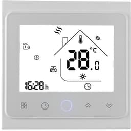 Slimme Thermostaat - Verwarming Regelaar - Comfort Verhoging - Wekelijks Programmeerbaar - 10 Gram - Wit — thumbnail 1
