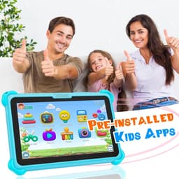 SnelShoppen - Kids Tablet 7 Inch Android Tablet voor Kinderen met 32GB Geheugen, WiFi, Ouderlijk Toezicht en Geïnstalleerde Leer-Apps voor Jongens en — thumbnail 5