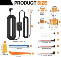 Solidchoice - USB-C Hardwire Kit voor Dashcam 12-24V — thumbnail 5