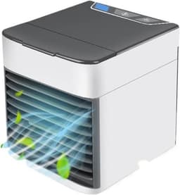 Draagbare Luchtkoeler - Persoonlijke Airco - Bureau Verkoeling - Grote Watertank - 1500 ml Tank - Wit — thumbnail 1