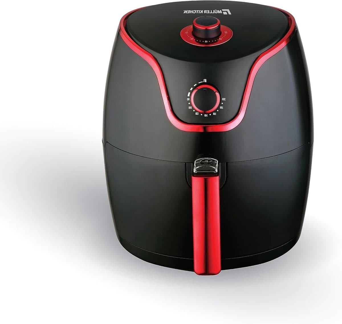 Luchtfriteuse - Heteluchtpan - Gezond Koken - XL Capaciteit - 7.1 Liter - Zwart — afbeelding 1