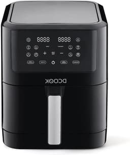 Luchtfriteuse - Airfryer Heteluchtfriteuse - Gezond Frituren - Grote Capaciteit - 8 L - Zwart — thumbnail 1