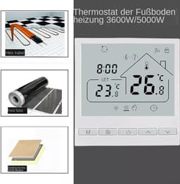 Slimme Thermostaat - Verwarming Regelaar - Energie Besparen - Wifi Bediening - 86x86mm - Wit — thumbnail 5